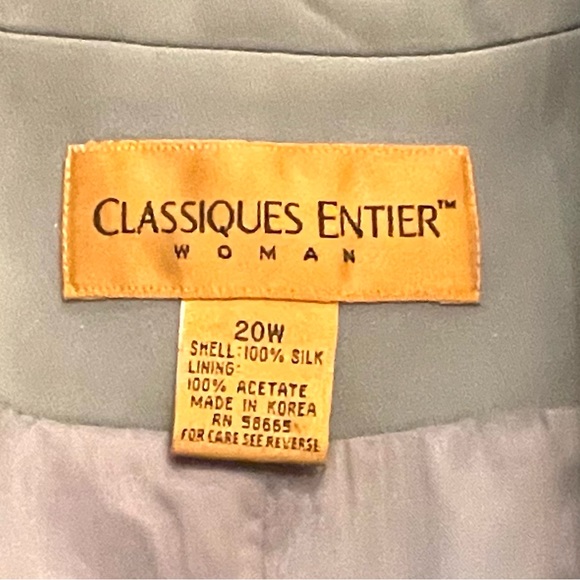 CLASSIQUES ENTIER Beautiful Sage Green Oversized Blazer with Matching Skirt - Picture 11 of 11